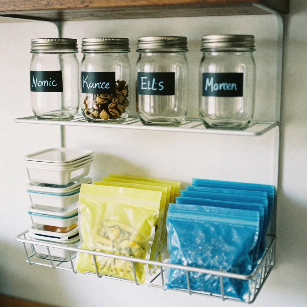 Glasburkar och organiska förvaringslösningar